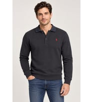 Dewberry Erkek Pamuklu Sweatshirt Lacivert V9007 Günlük Üst Giyim, Hafta Sonu Kombini, Seyahat Gardırobu