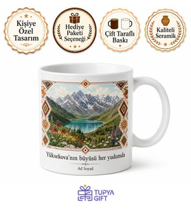 Yüksekova Doğa Güzellikleri Hakkari Hatırası Kupa Bardak Hediye