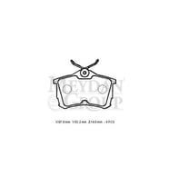 HONDA ACCORD- 99/00; ARKA FREN BALATASI (DİSK) (87X53,2X14) (DAIWA) 43022-S1A-E02 395-6360