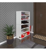 Kenzlife ayakkabılık goya byz 120*70*30 arkalıksız ayakkabı ofis dolabı iki bölme