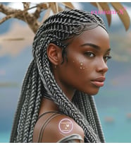 X-Pression Afrika Örgüsü ve Rasta İçin Sentetik saç  165GR-171-1