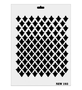 Rich New Seri N-193 Stencil 35x25 cm