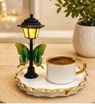 Sokak Lambalı Tasarım Premium Kahve Fincanı