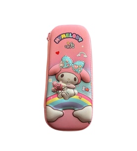 Kalem Kutusu Sanrio My Melody Kuromi 3D Kabartmalı Kalemlik Gökkuşağı