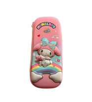Kalem Kutusu Sanrio My Melody Kuromi 3D Kabartmalı Kalemlik Gökkuşağı