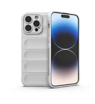 IPHONE 15 PRO UYUMLU OPTİMUM LENS KORUMALI SİLİKON KILIF (Krem)