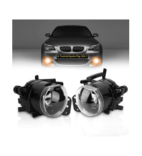 bmw e60 m tamponlara uyumlu sağ sol sis farı