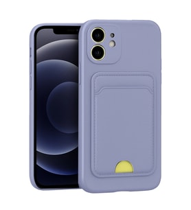 Iphone 11 Kılıf Kelvin Kartvizitli Silikon - Lila