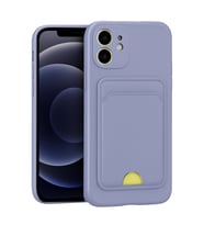 Iphone 11 Kılıf Kelvin Kartvizitli Silikon - Lila
