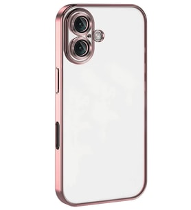 iPhone 16 Plus Kılıf Razer Lensli Silikon - Pembe