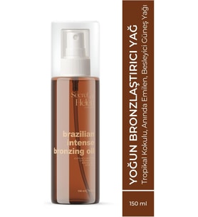 Brazilian Yoğun Bronzlaştırıcı Yağ 150 ml Hızlı Emilim, Besleyici,Tropikal Kokulu Cupuaçu Yağı