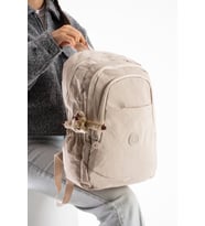Su Geçirmez Kumaş Unisex Çanta  Yükseklik 40cm Genişlik 28cm (Krem)