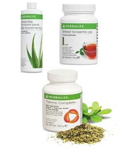 Set Aloevera Içecek, Şeftali Aromalı 50 gr Çay, Thermo Complete