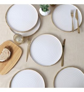 Keramika Breeze Stackable Servis Tabağı 27 Cm 6 Adet 21722