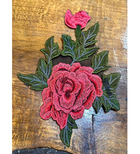 25X18 CM NAKIŞ İŞLEME KABARTMA ÇİÇEK APLİKE DİKİŞ ARMA