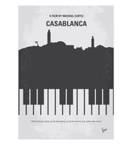 No192- Casablanca Tablo Ahşap Poster Dekoratif