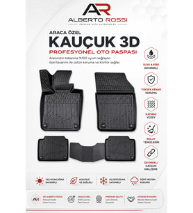 MERCEDES CLA 2013 - 2019 Araca Özel Kauçuk 3D Profesyonel Oto Paspası
