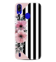 Reeder P13 Blue Kılıf Desenli Silikon Flowers 4