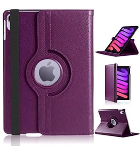 Apple iPad Mini 7 Mini 6 Kılıf 360 Dönebilen Standlı Case A2567 A2568 A2569 (Mor)