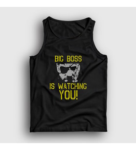 Presmono Unisex Siyah Big Boss Metal Gear Solid Atlet 463580tt