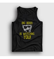 Presmono Unisex Siyah Big Boss Metal Gear Solid Atlet 463580tt