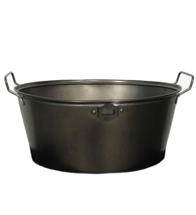 TRENDESK  Oval Açaçaklı metal buz kovası ,şişe şampanya soğutucu buz kovası  15 LT