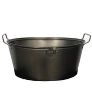 TRENDESK  Oval Açaçaklı metal buz kovası ,şişe şampanya soğutucu buz kovası  15 LT