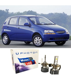 Chevrolet Kalos Led Xenon Uzun + Kısa Far Ampulü H4 Mono Yeni Seri Beyaz