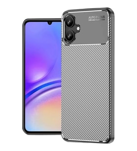 Galaxy A06 Kılıf Auto Focus Karbon Kapak - Gri