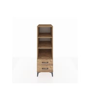 Kronos Dolap 3 Raflı 2 Çekmeceli 44x59x134 Çam-Çam
