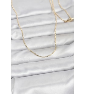 CM 14K Gold Renk Parçalı Topçuk Model 60 cm Kadın Kolye 5886