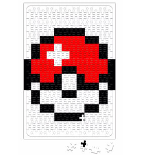 Pokeball Pokemon Go Pikachu Puzzle 240 Parça Yapboz