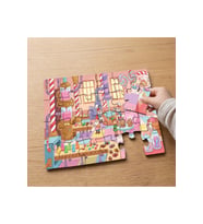 Şeker Fabrikası Tasarımlı 24 Parça Ahşap Çocuk Puzzle