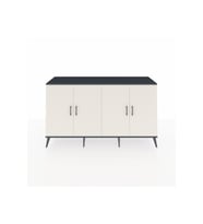 Kronos Konsol 6 Raflı 4 Kapaklı 176x59x99 Antrasit-Aytaşı/Antrasit