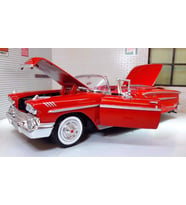 MotorMax 1958 Chevrolet Impala 1/24 Kırmızı Model Araba