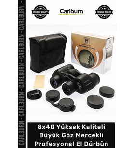Özel Üretim Nico Optik Net Görüş Sunan 8x40 Yüksek Kaliteli Büyük Göz Mercekli Profesyonel El Dürbün