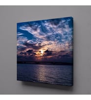 GÖKYÜZÜ DENİZ KANVAS TABLO 120x120cm (Karışık)
