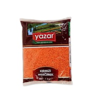 Yazar Yerlı Kırmızı Mercimek 1Kg