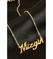 Mizgin İsimli Kolye (Kişiye Özel)