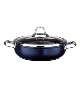 Leggno MST2828ST24BL Master Titanium Sığ Tencere Metalik Mavi 24 Cm