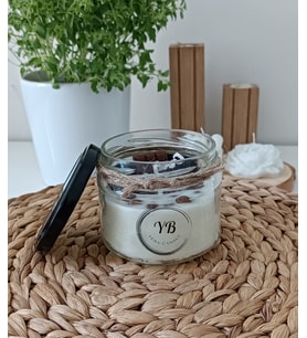 Kahve Kokulu El Yapımı Dekoratif Mum