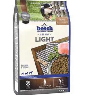 Bosch Light(Kilolu) Düşük Kalorili Mini ve Orta Irk Köpek Maması 2,5 Kg