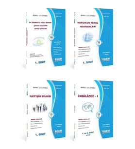 Egem Eğitim Yayınları Güncel (aöf) Ev Idaresi 1.sinif 1.dön Modüller Set (güz) (Çok Renkli)