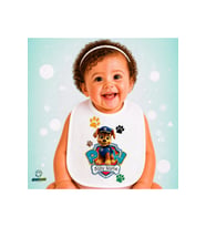 Kişiye Özel Paw Patrol Keten Bebek Mama Önlüğü – Yumuşak, Emici, Yıkanabilir, Özel Tasarım P099