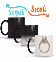 Totoro 03 Sihirli Kupa Bardak Porselen
