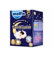Molfix Tatlı Rüyalar Bebek Bezi 6 Beden15+ KG Extra Large 192 Adet Avantaj Fırsat Pk
