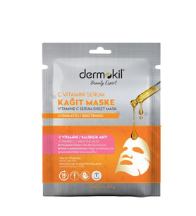 DERMOKİL C Vitamini Serum Kağıt Maske 28 gr