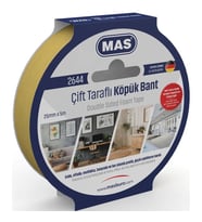 MAS 2644 ÇİFT TARAFLI KÖPÜK BANT 25mmx5m