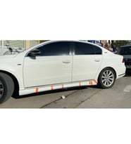 Volkswagen Passat B7 Yan Marşpiyel Seti 2011 2012 2013 2014 Mat Siyah Plastik 2 Adet