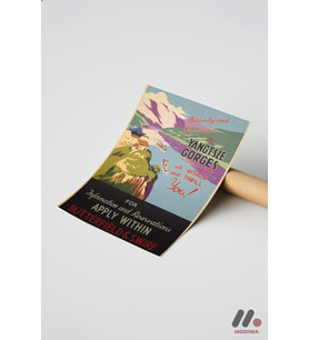 Vintage Yangtze Seyahat Afişi, Çerçevesiz Yüksek Kalite Duvar Afişi - Seyahat